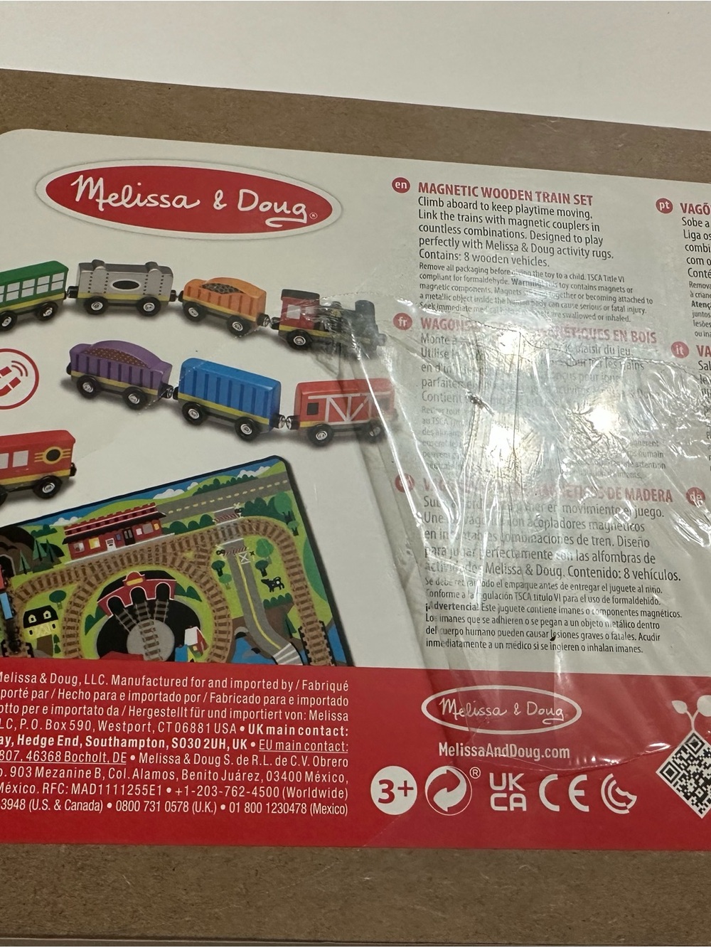 Melissa & Doug Magnetic Wooden Train Set - Multi-Color - Picture 2 of 7